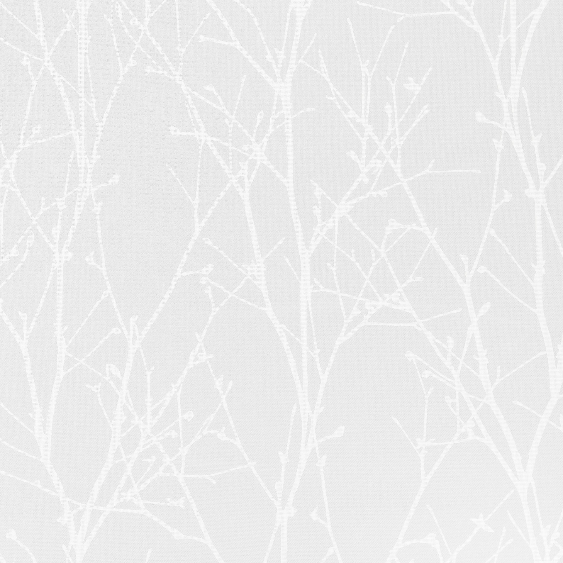 Estore Enrolável Translúcido Ramas Branco Detalhe Tecido