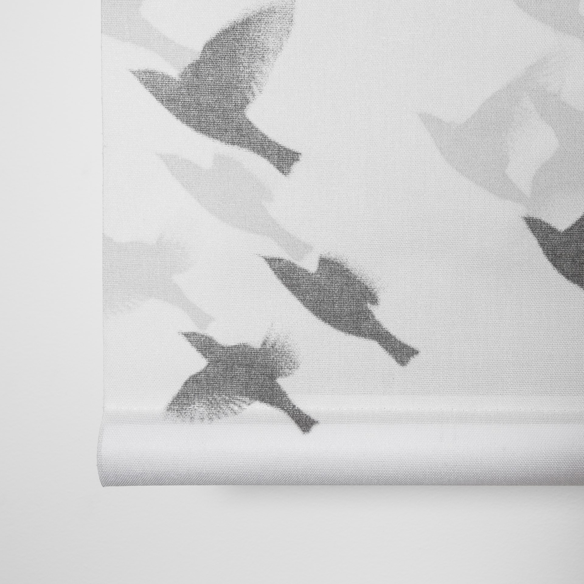 Estore Enrolável Translúcido Aves de paso Branco