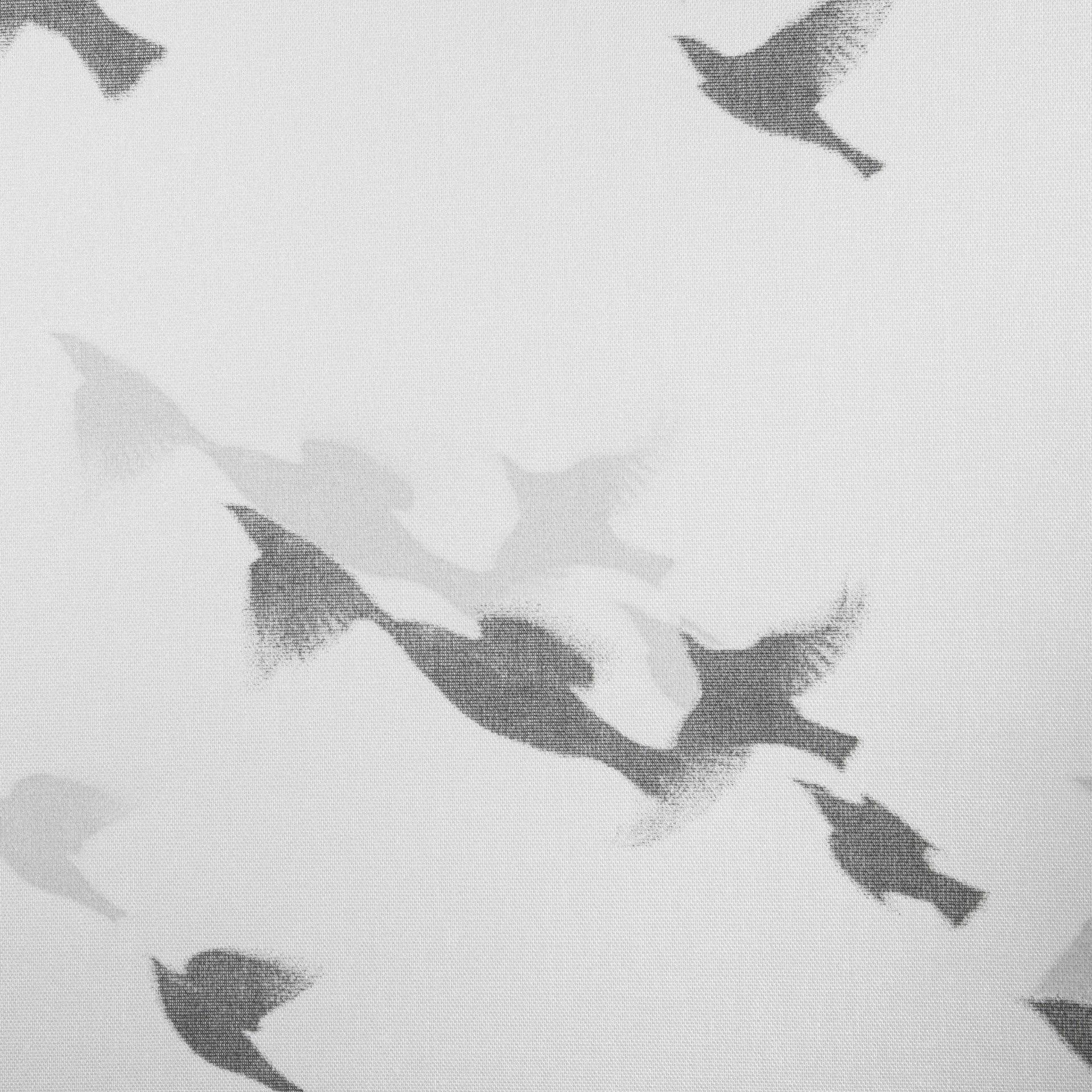 Estore Enrolável Translúcido Aves de paso Branco Detalhe Tecido