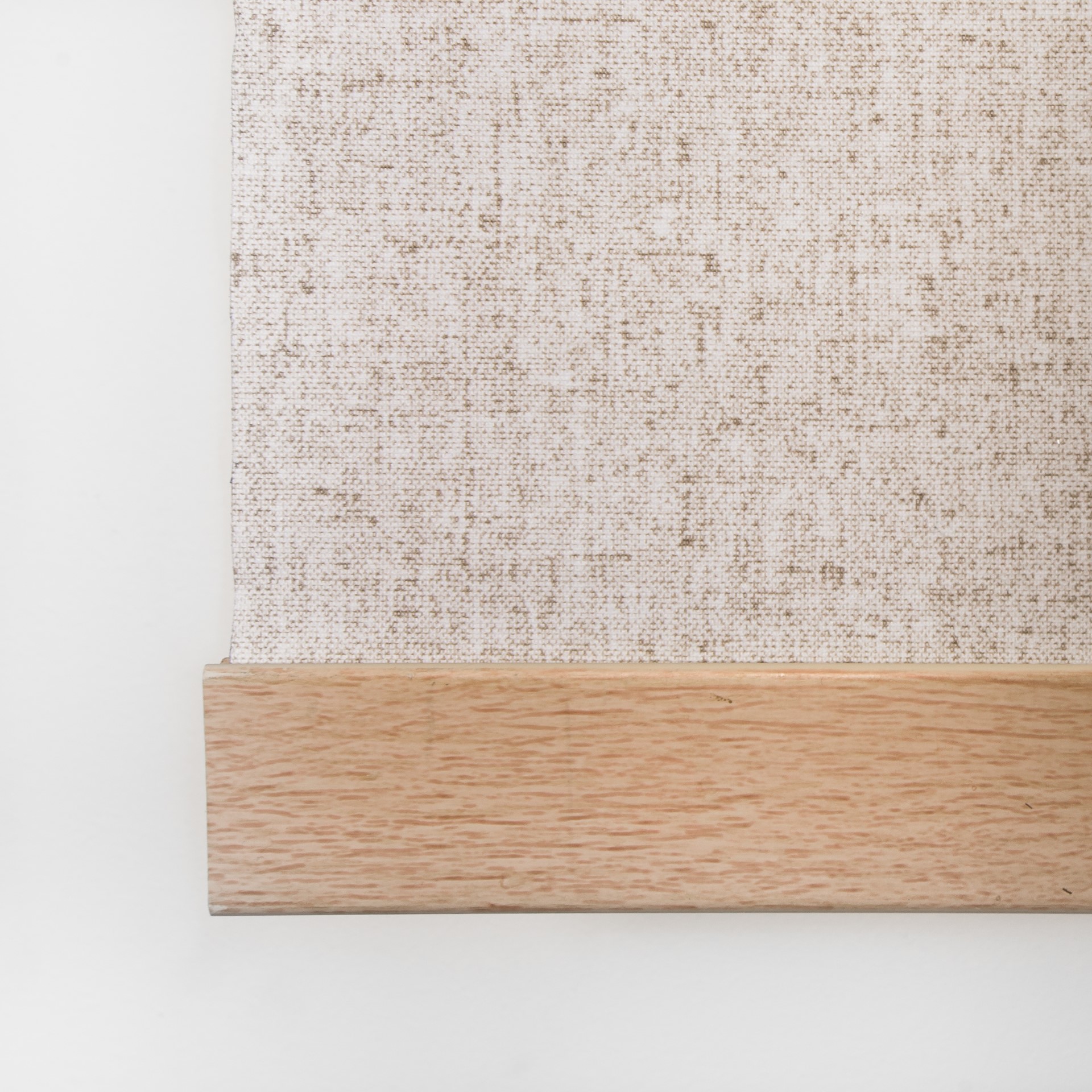 Estore Opaco Caleta Creme Detalhe Contrapeso