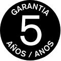 Somos qualidade, por isso os nossos produtos têm 5 anos de garantia