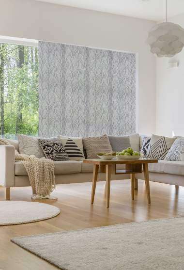 Painel Japon&ecirc;s Ramas Cinzento Decora&ccedil;&atilde;o escandinava