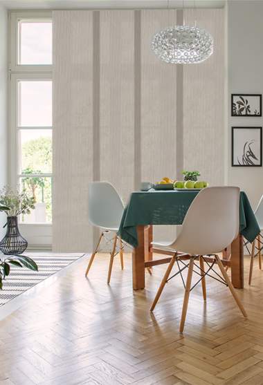 Painel Japonês Vega Branco ambiente nordico