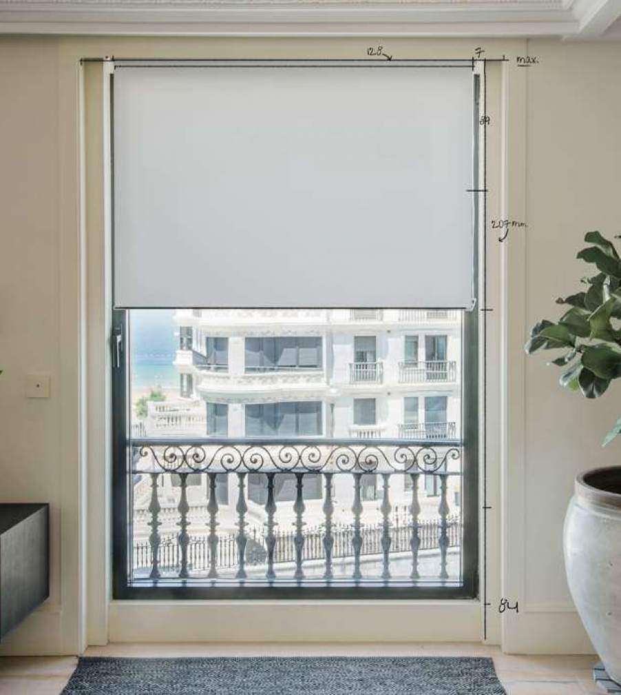Como medir a janela para instalar um estore enrol&aacute;vel?